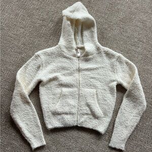 Skims Cozy Knit Zip Up Hoodie